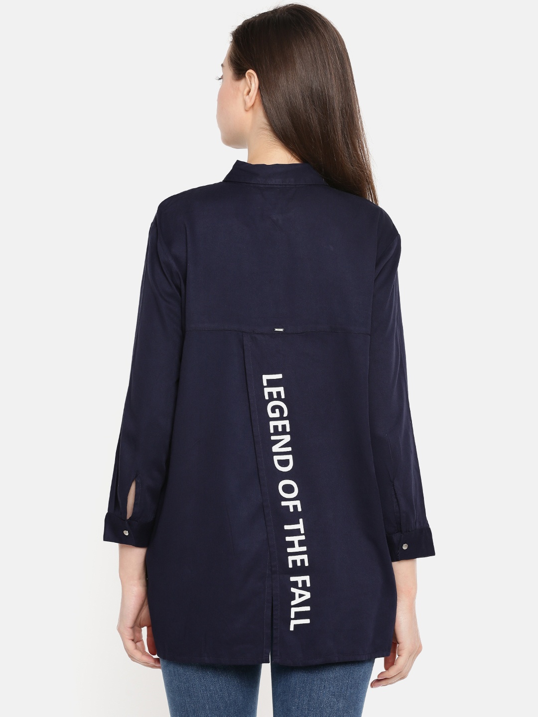 

ONLY Women Navy Blue Shirt
