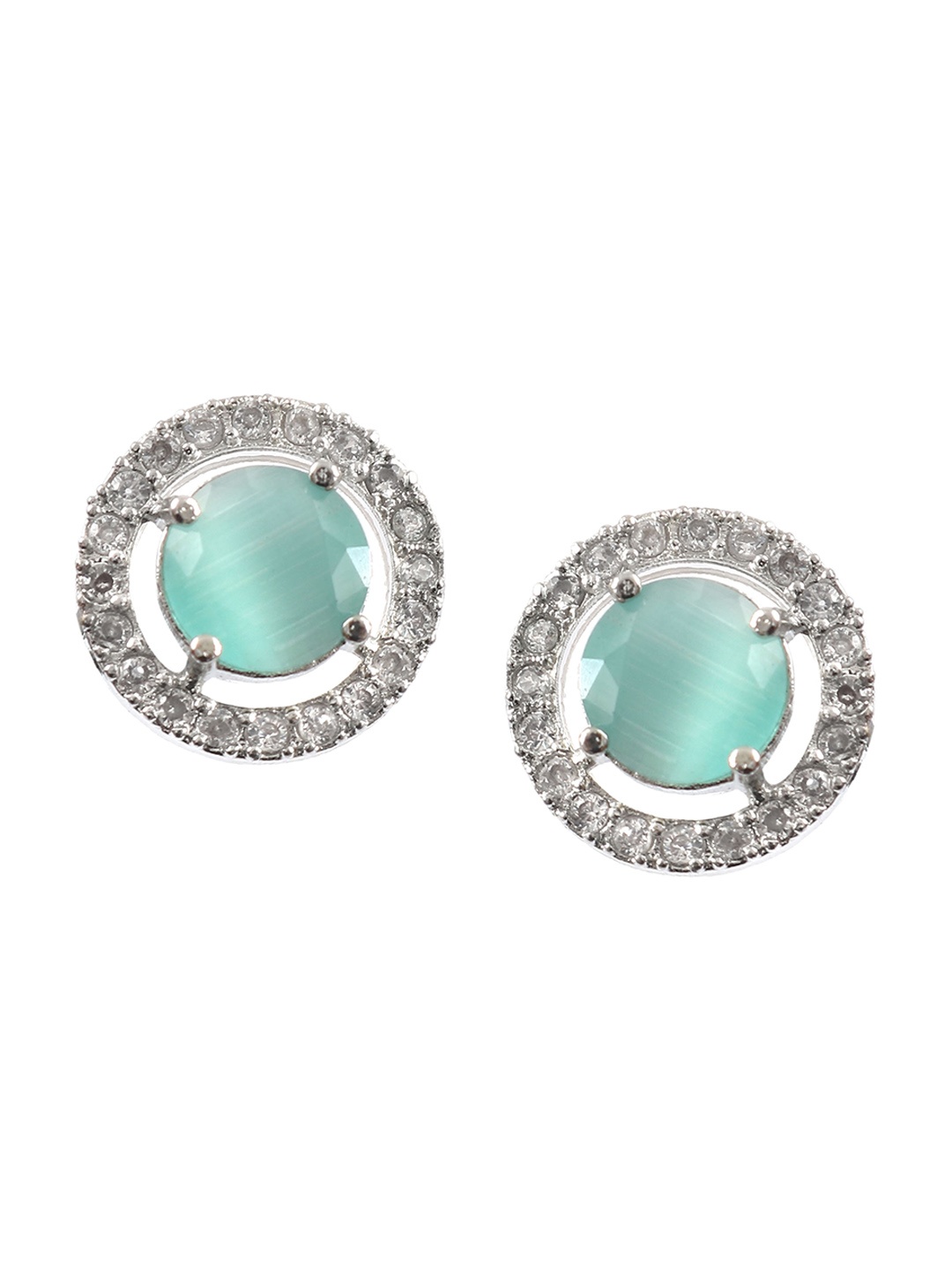 

Jewar Mandi Turquoise Blue Contemporary Studs Earrings