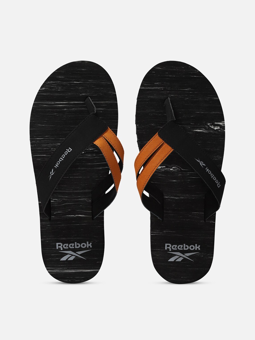 

Reebok Men Hudson 2.0 Thong Flip Flops, Black