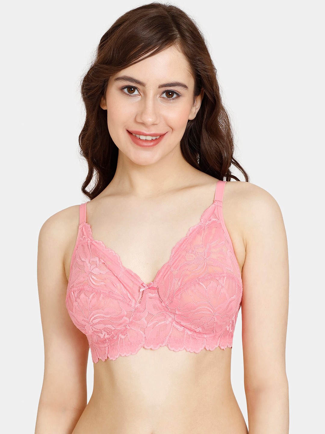 

Rosaline by Zivame Non Padded Non Wired T-Shirt Bra, Pink