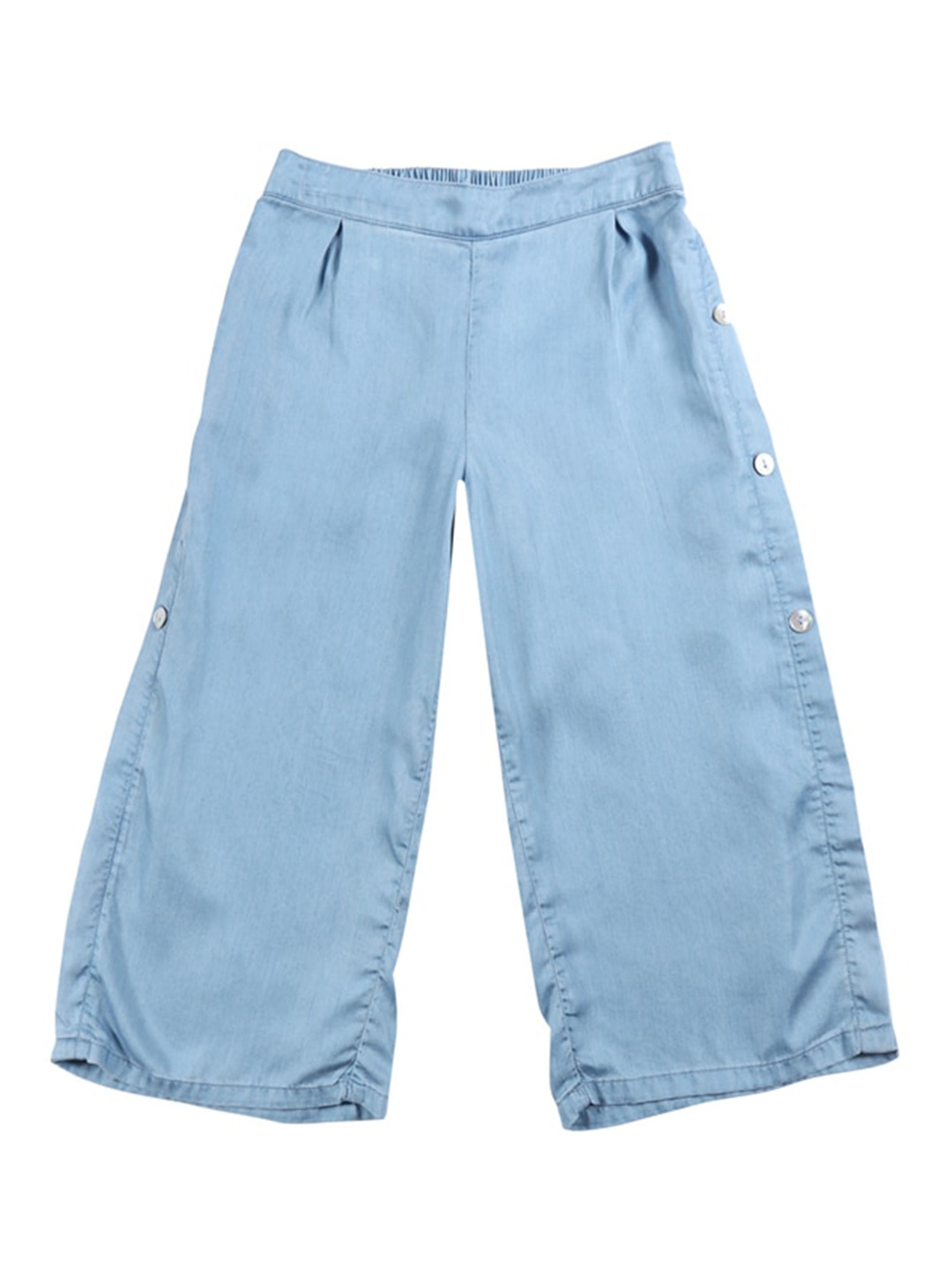 

Gini and Jony Infants Girls Flared Denim Culottes, Blue
