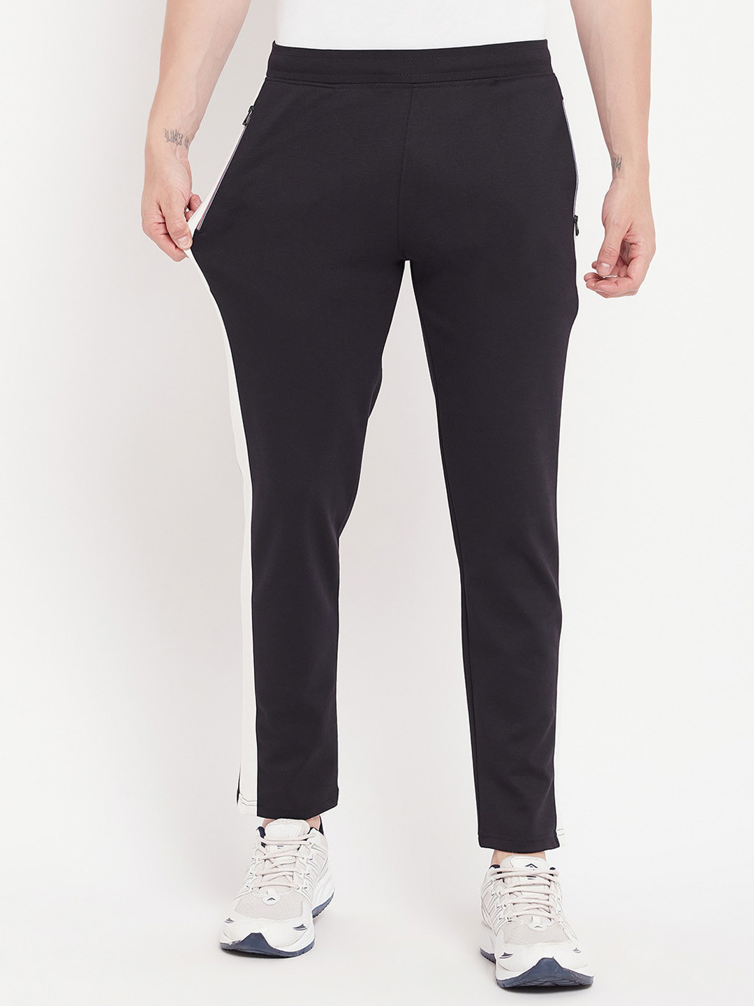 

Okane Men Regular Fit Cotton Track Pants, Black