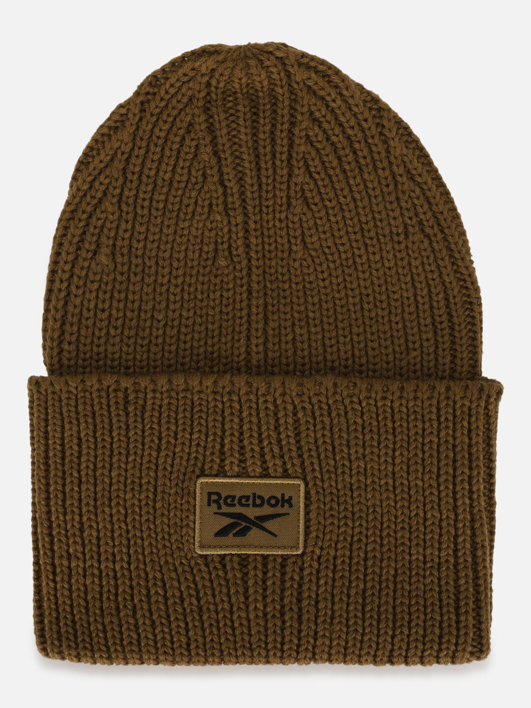 

Reebok Men Pure Cotton Beanie Cap, Brown