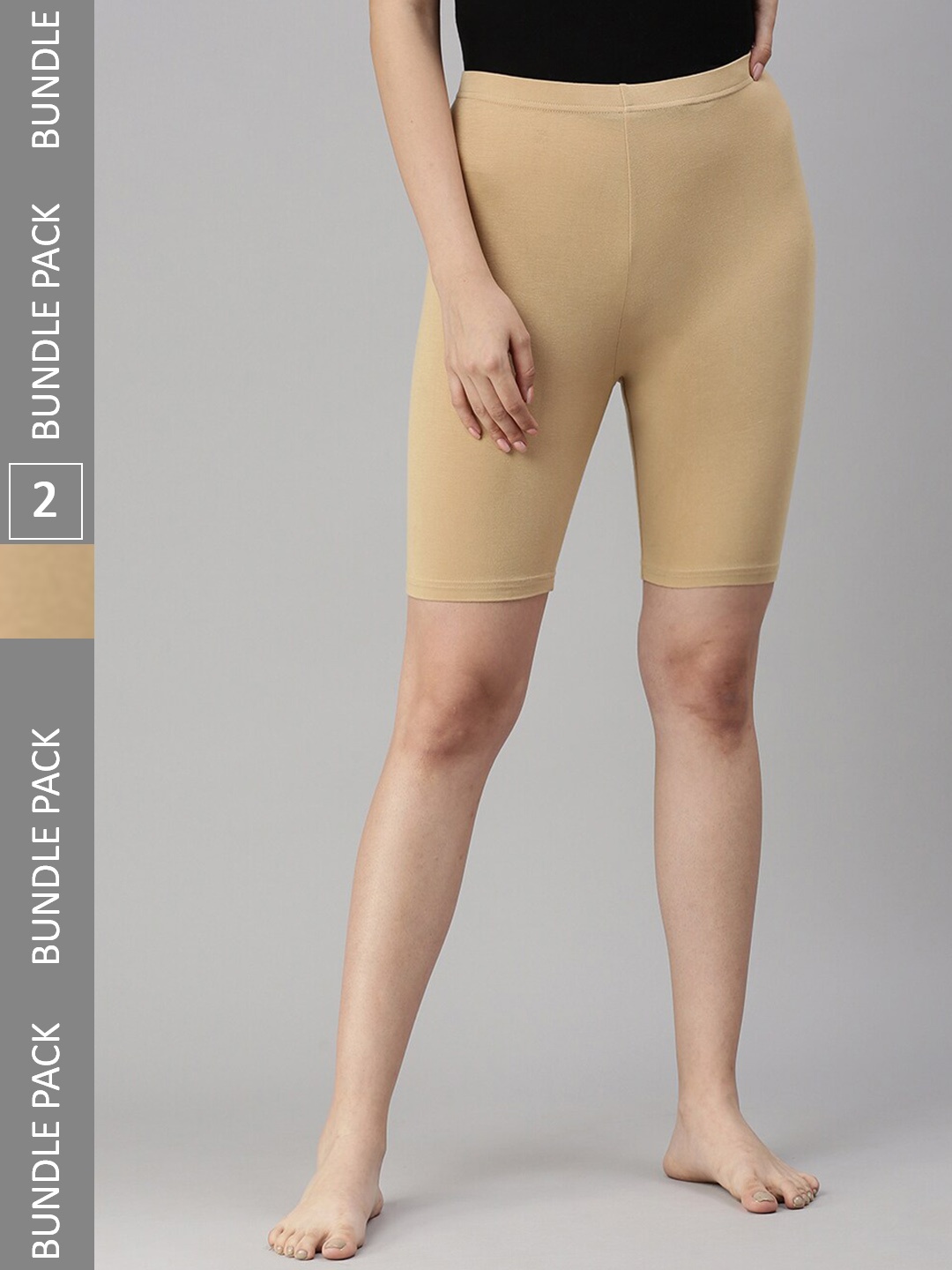 

De Moza Pack Of 3 Tummy & Thigh Shapewears, Beige