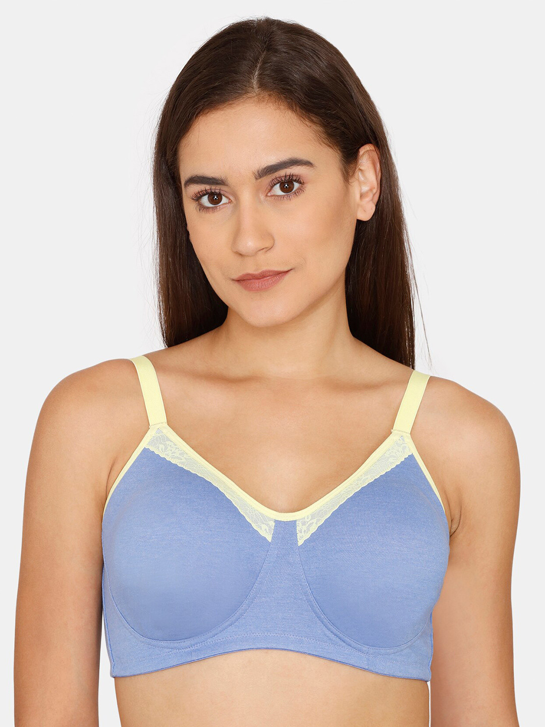 

Zivame Non-Padded Non-Wired All Day Comfort Bra, Blue