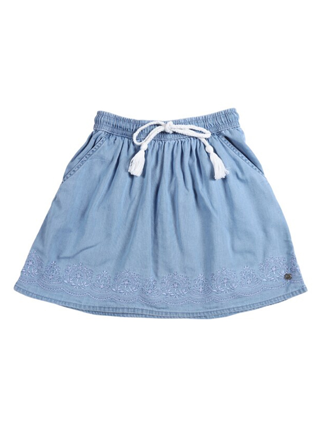 

Gini and Jony Infant Girls Mini-Length Denim Flared Skirt, Blue