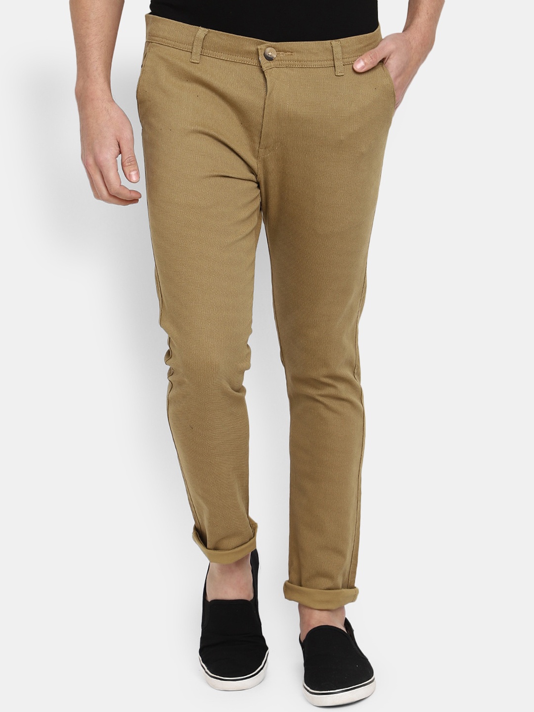 

V-Mart Men Brown Chinos Trousers
