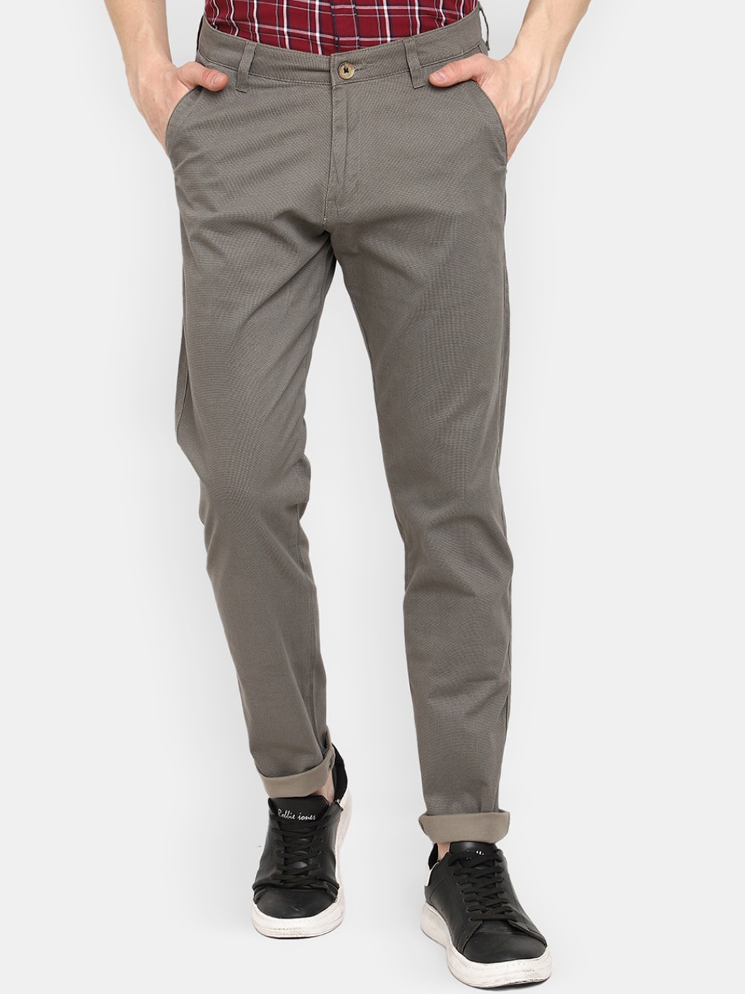 

V-Mart Men Green Chinos Trousers