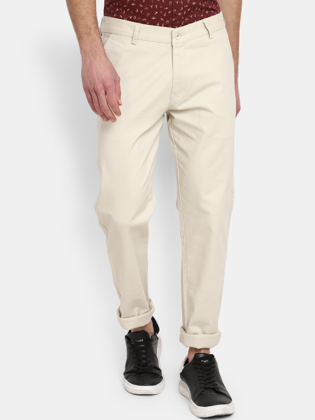 

V-Mart Men White Trousers