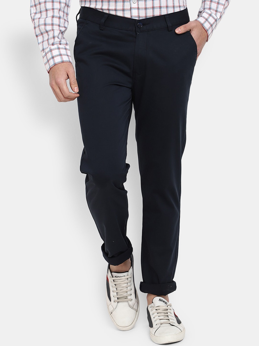 

V-Mart Men Blue Chinos Trousers