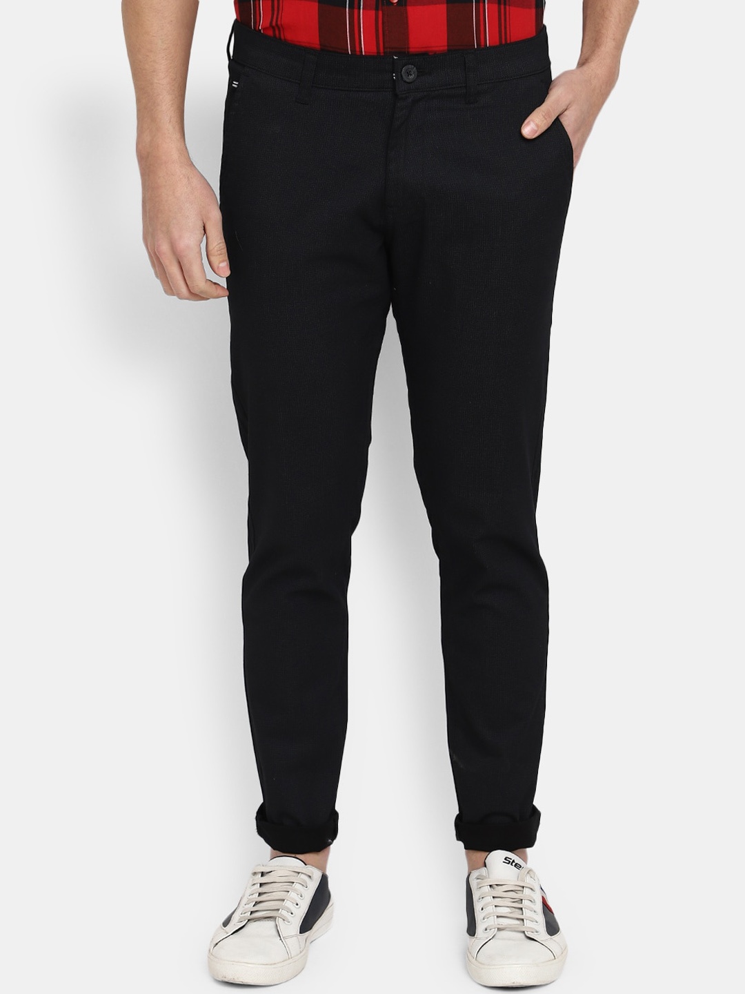 

V-Mart Men Black Chinos Trousers