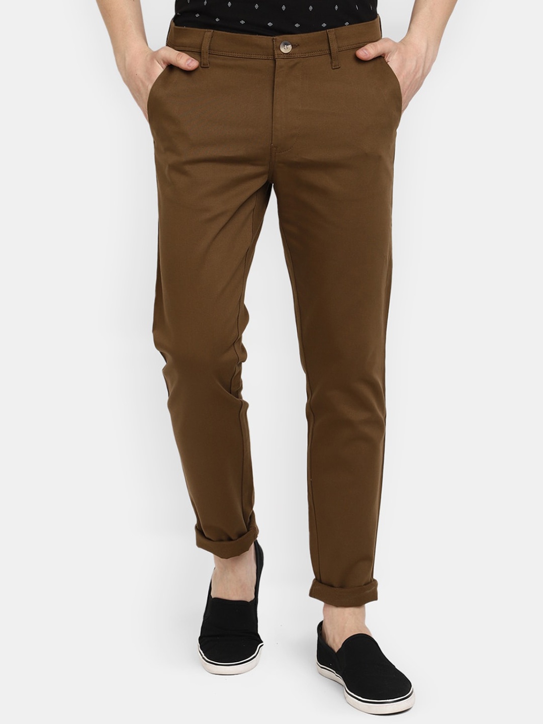 

V-Mart Men Brown Trousers