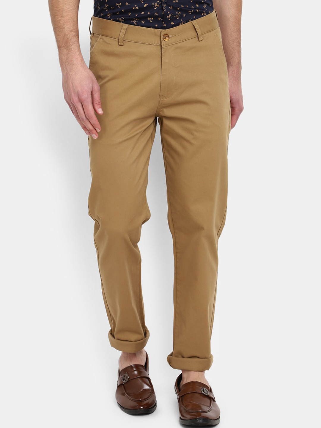 

V-Mart Men Brown Chinos Trousers