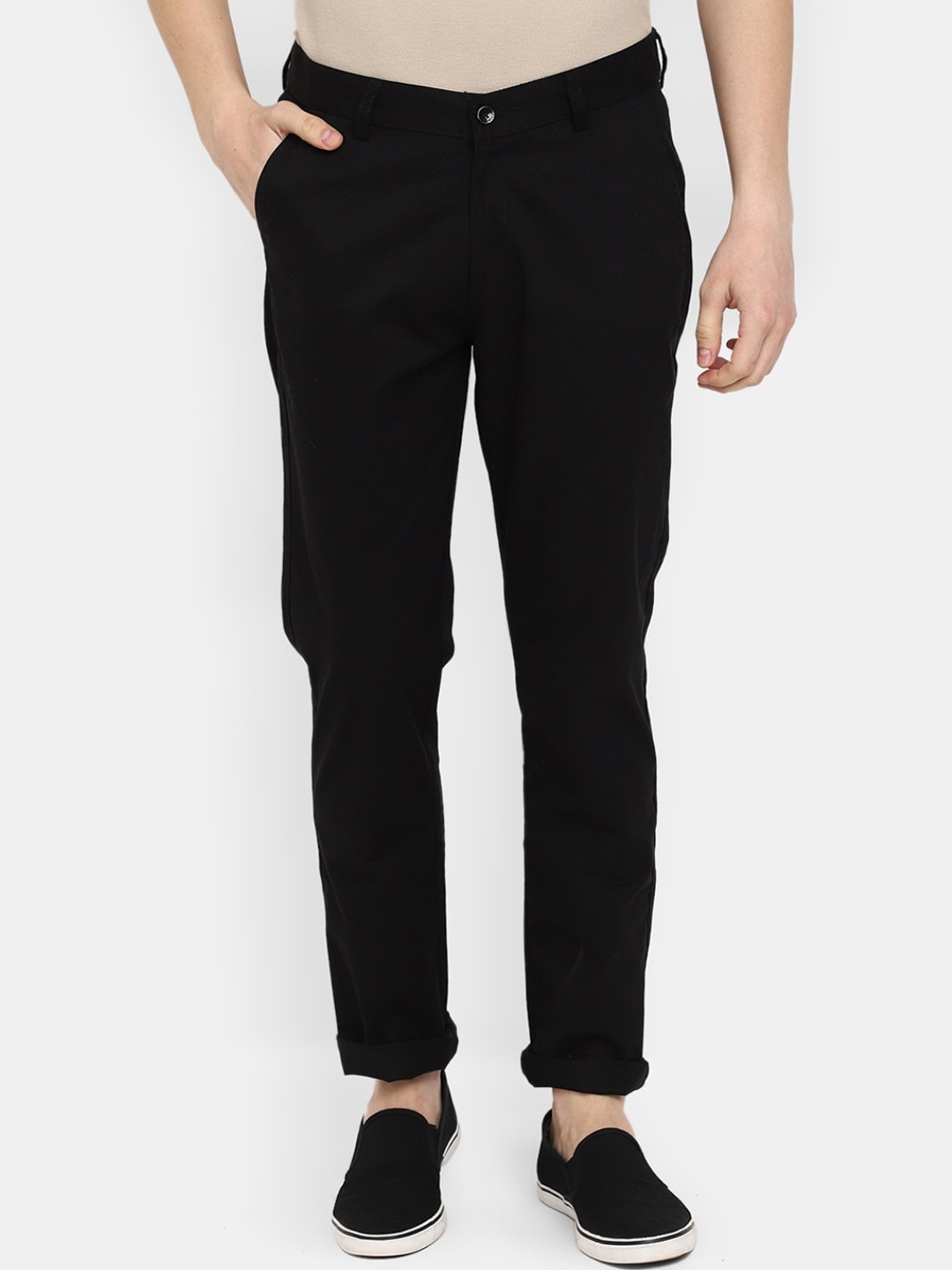 

V-Mart Men Black Chinos Trousers