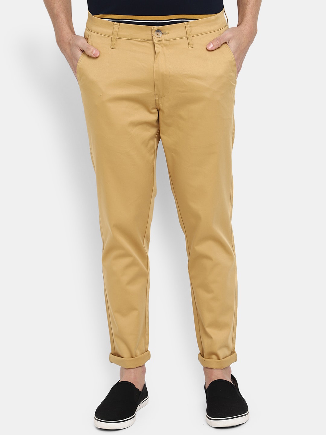 

V-Mart Men Brown Chinos Trousers