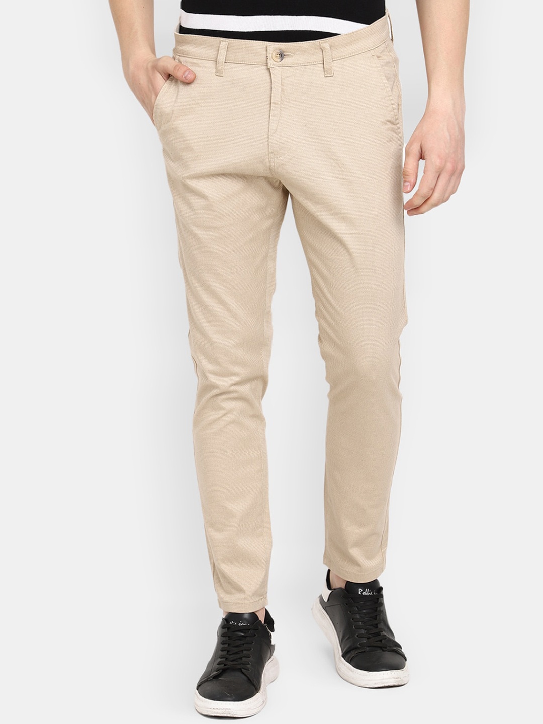 

V-Mart Men Beige Trousers