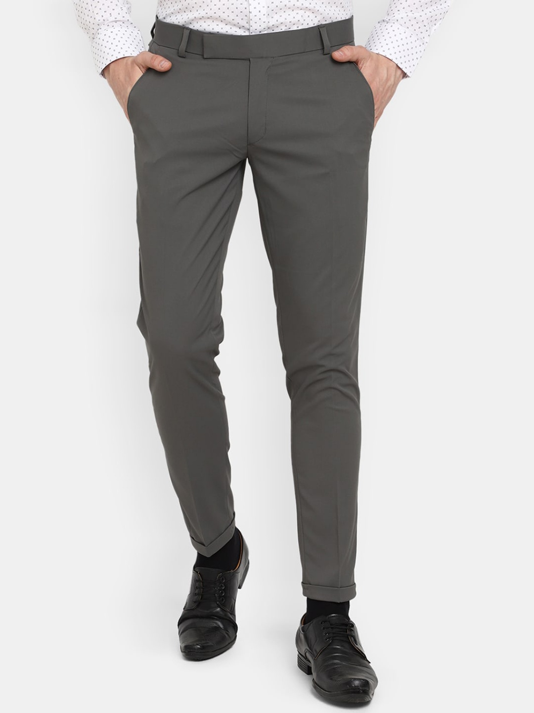 

V-Mart Men Grey Trousers