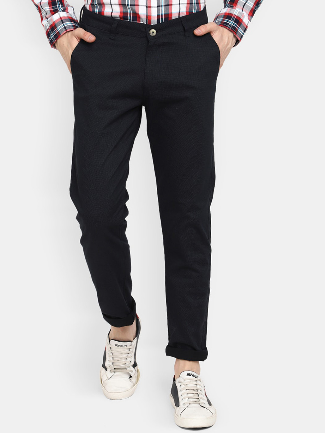 

V-Mart Men Blue Chinos Trousers