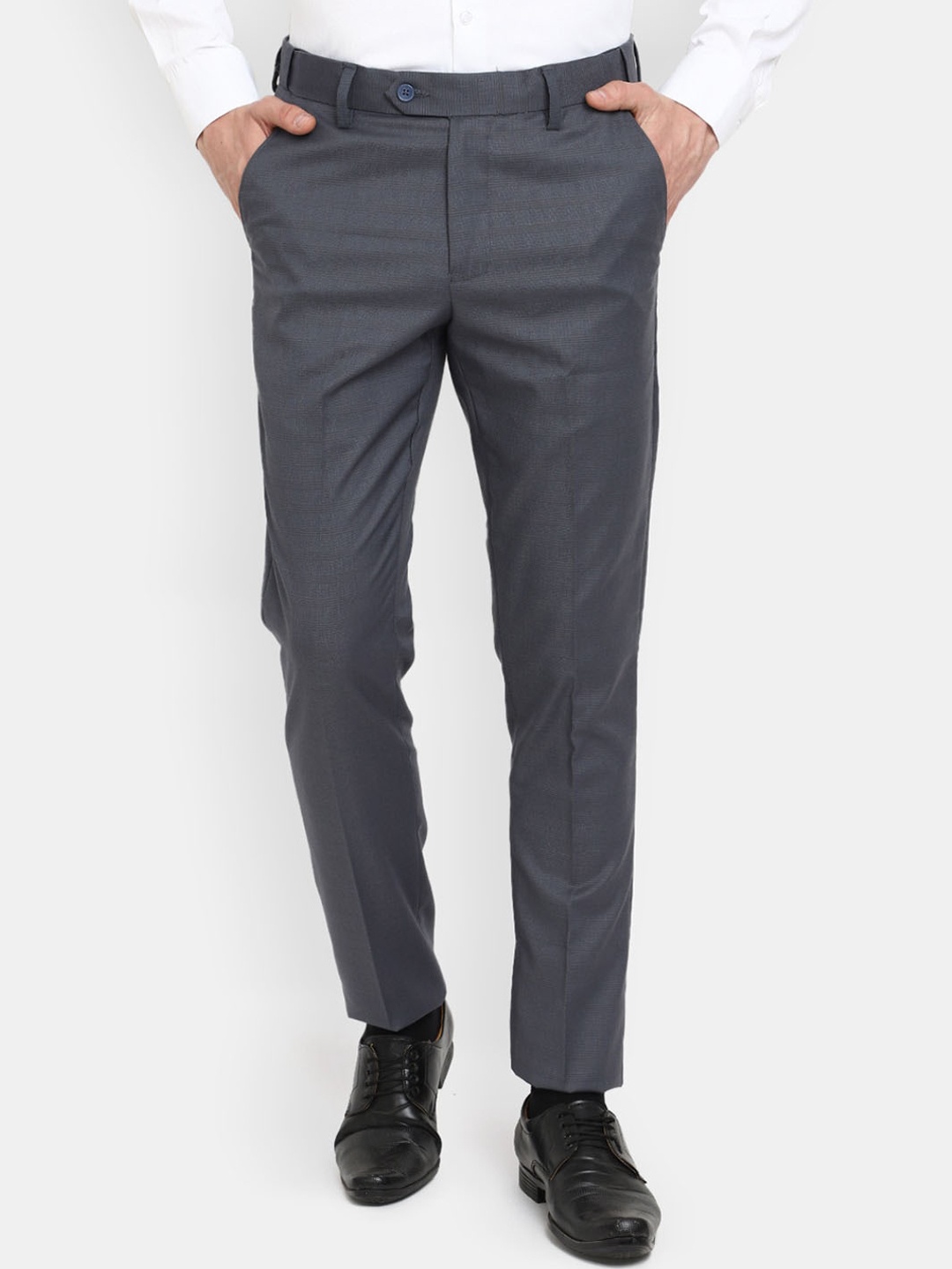 

J White by Vmart Men Grey Trousers