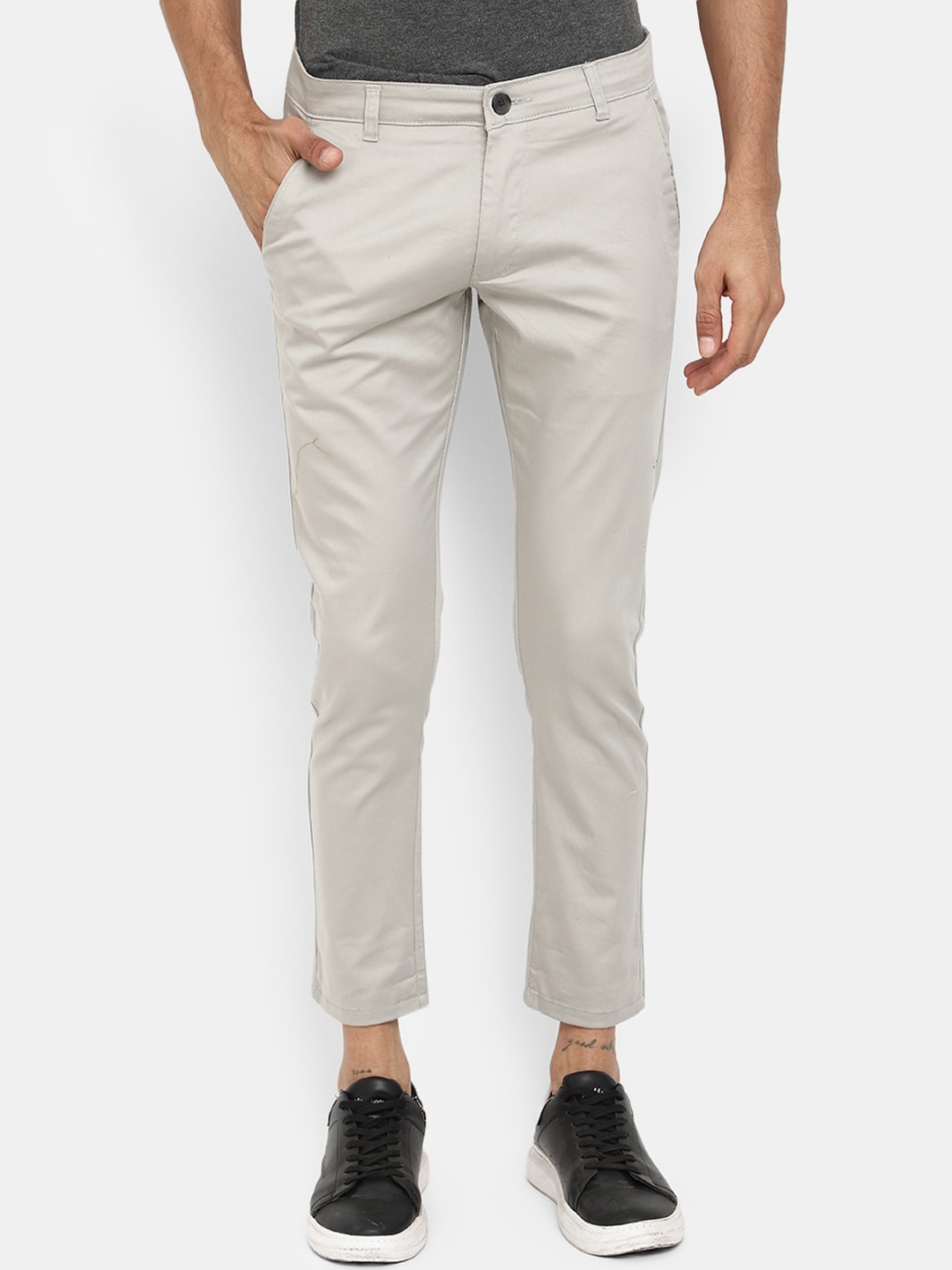 

V-Mart Men Grey Trousers