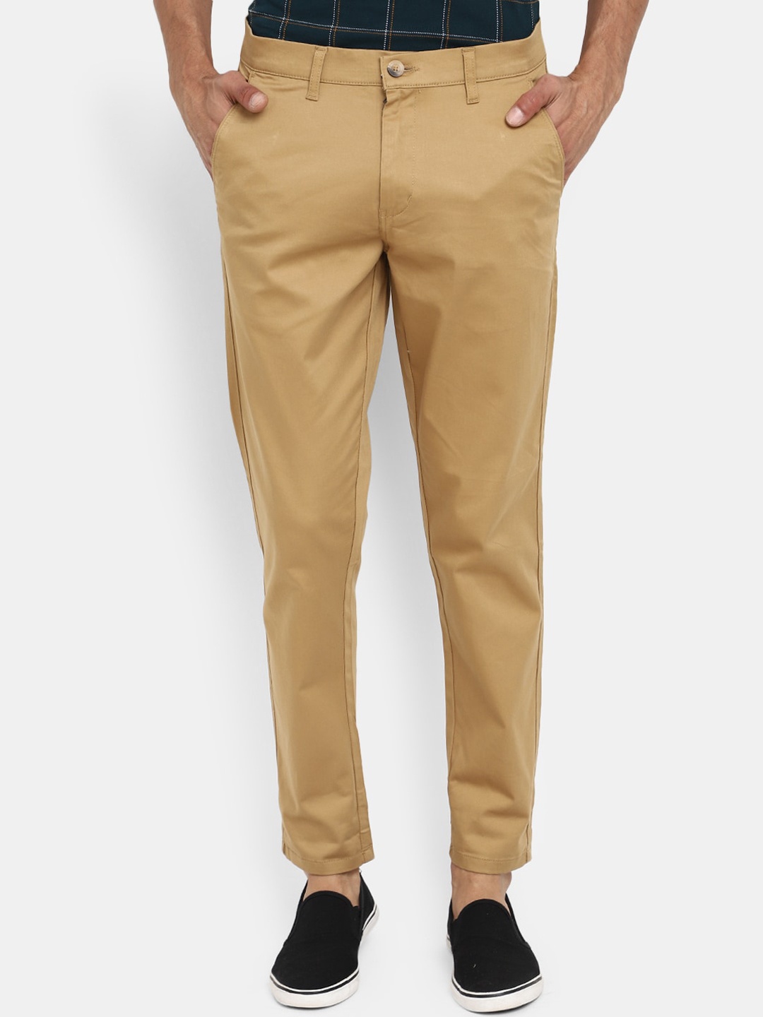 

V-Mart Men Brown Chinos Trousers