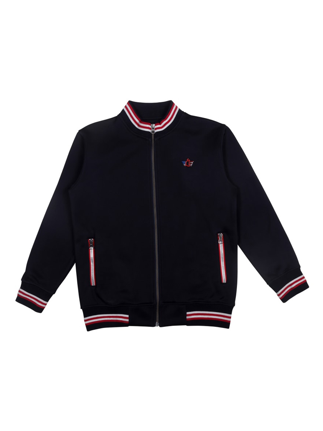 

Gini and Jony Infant Boys Mock Collar Fleece Bomber Jacket, Navy blue