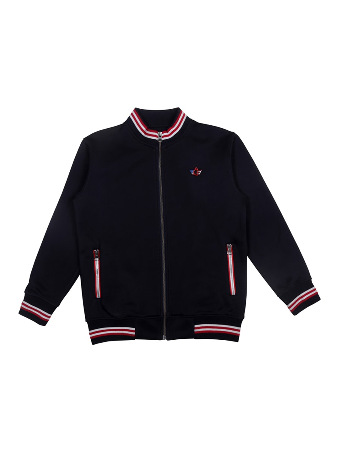 

Gini and Jony Boys Mock Collar Fleece Bomber Jacket, Navy blue