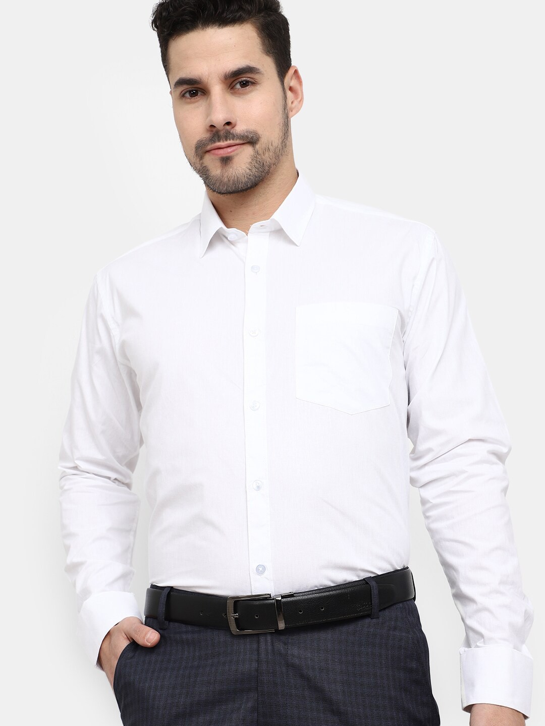 

J White by Vmart Men White Formal Shirt