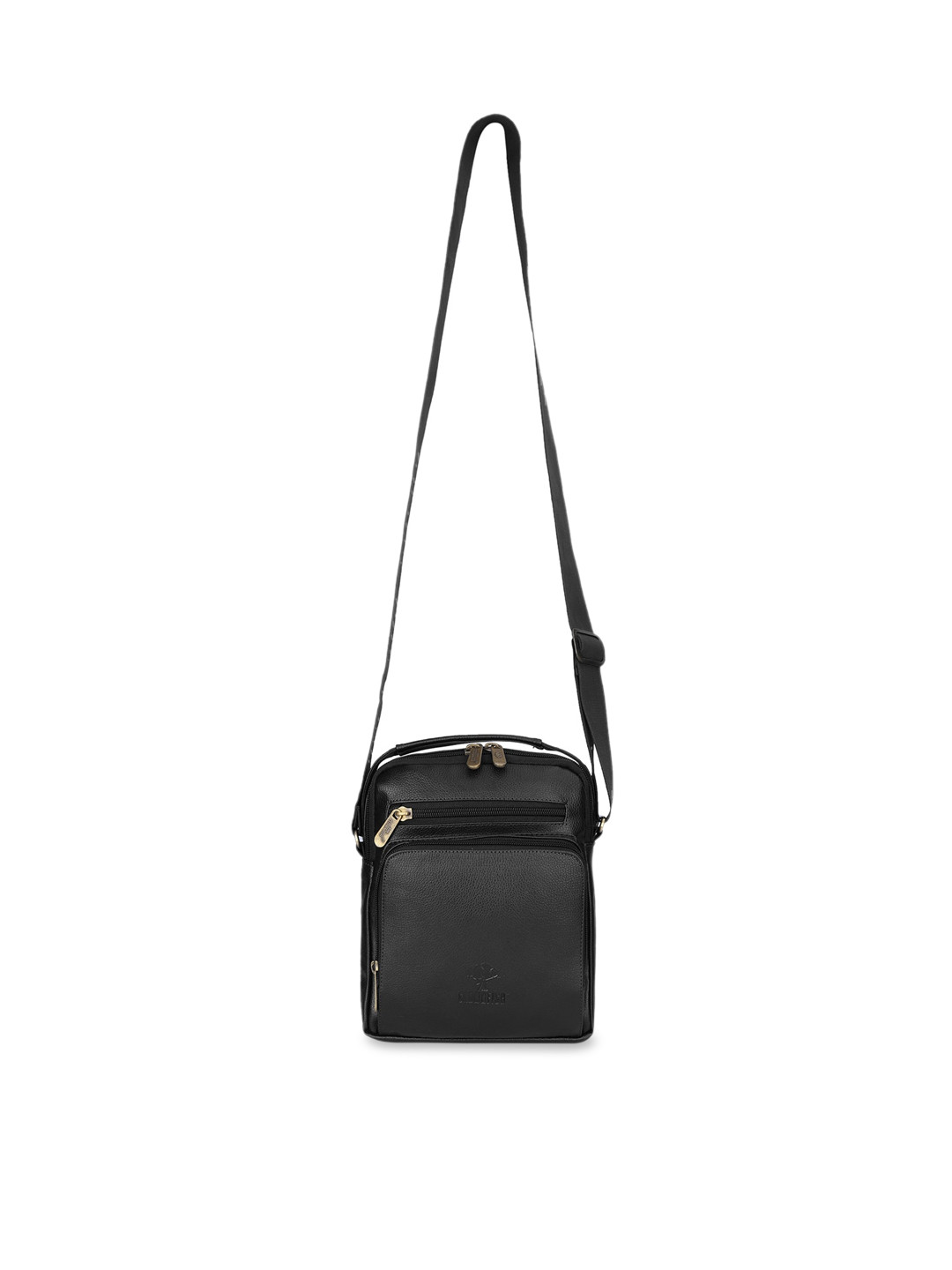 

THE CLOWNFISH Structured Sling Bag, Black