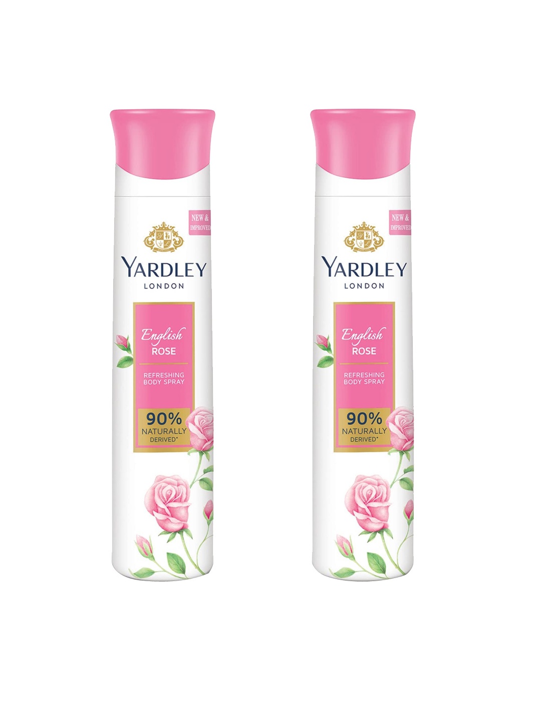 

Yardley London Set of 2 English Rose and Jasmine Deodorants, Pink