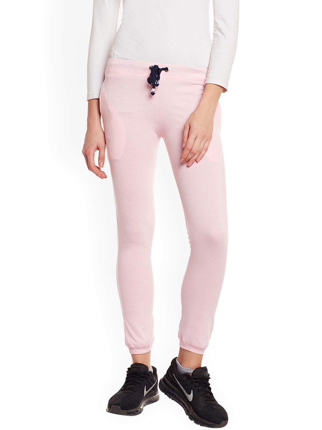 

VIMAL JONNEY Women Pink Slim Fit Joggers