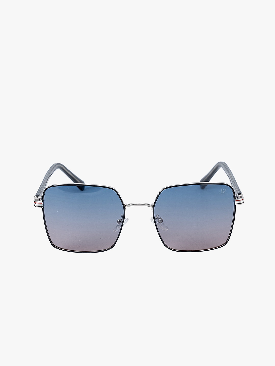 

KZ07 By Kazo Regular Lens Plastic and Metal Square Sunglasses, Grey