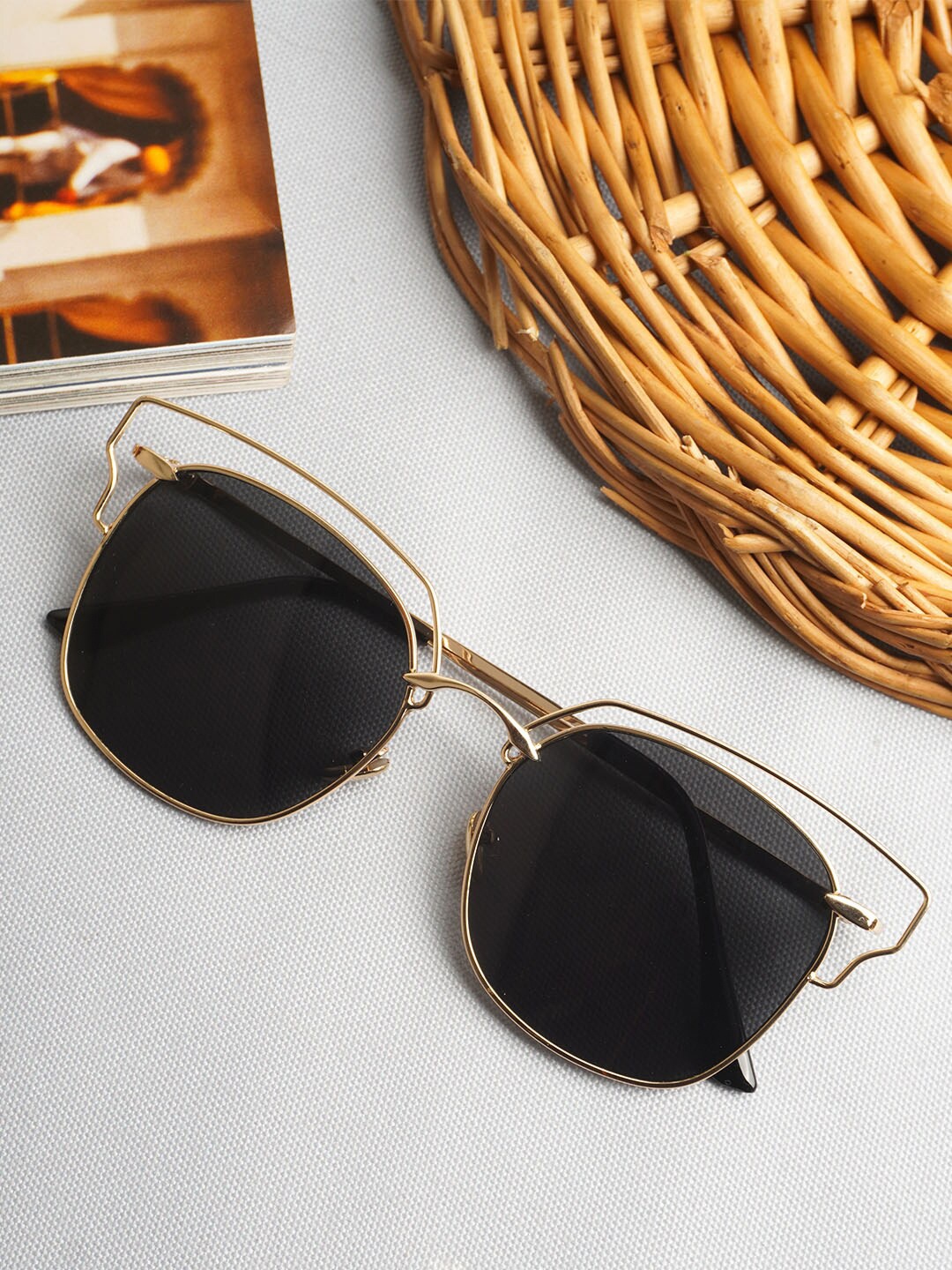 

Ferosh Metal Full Rim Lens & Other Sunglasses, Black
