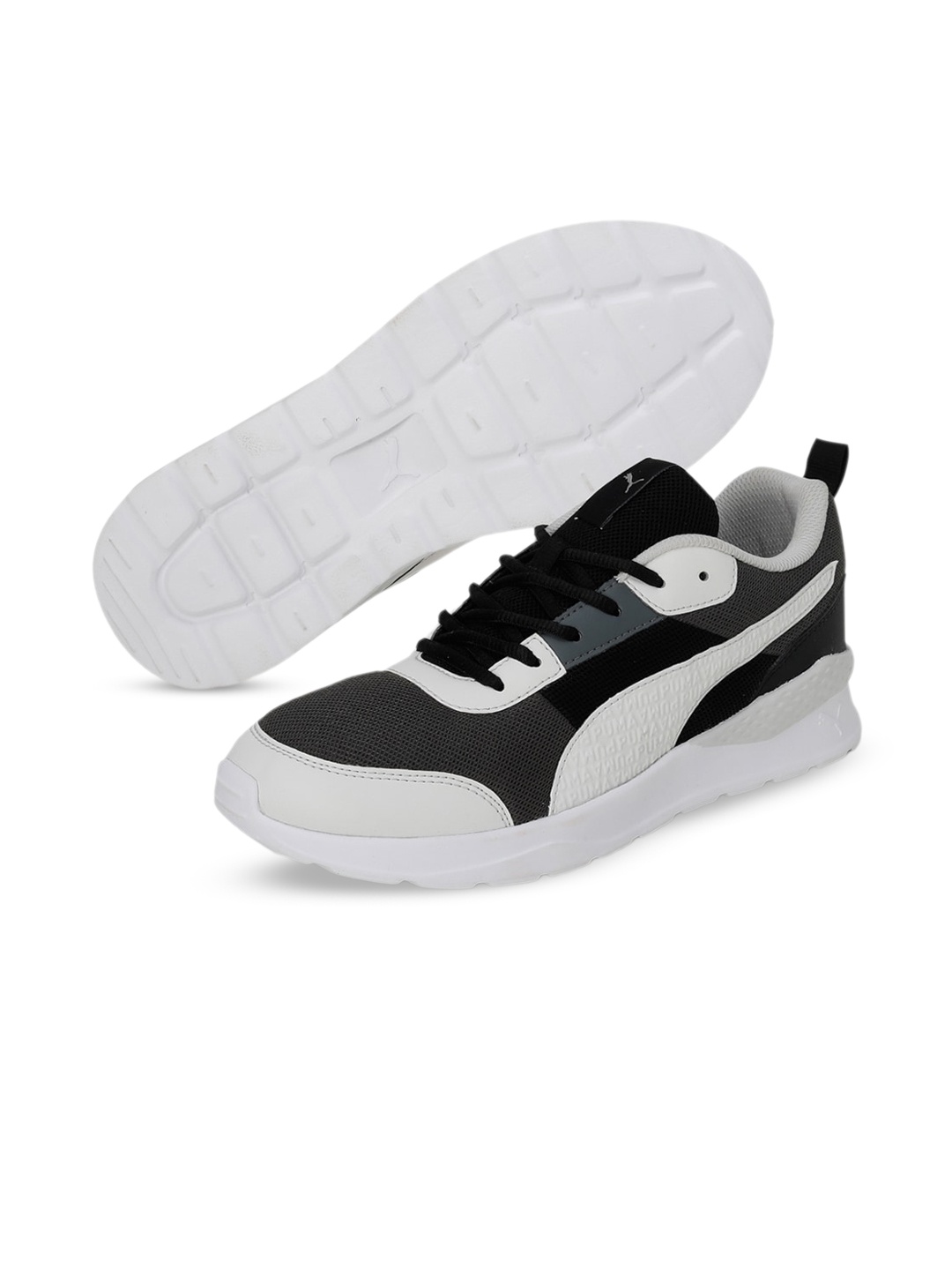 

Puma Vellfire Coloublocked Textile Comfort Insole Casual Sneakers, Grey