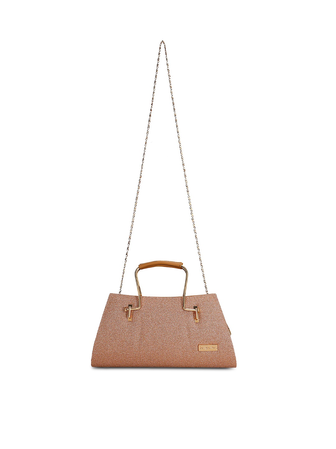 

Berrypeckers Shoulder Straps Party Purse Clutch, Gold