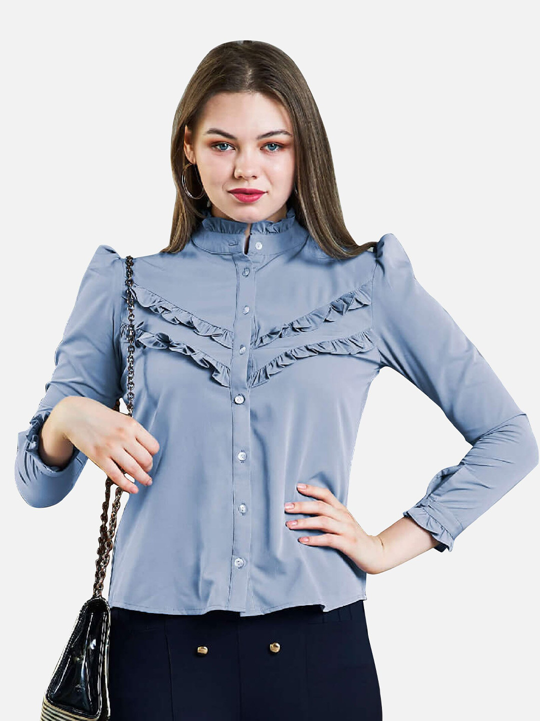 

NEOFAA Women Yellow Casual Shirt
