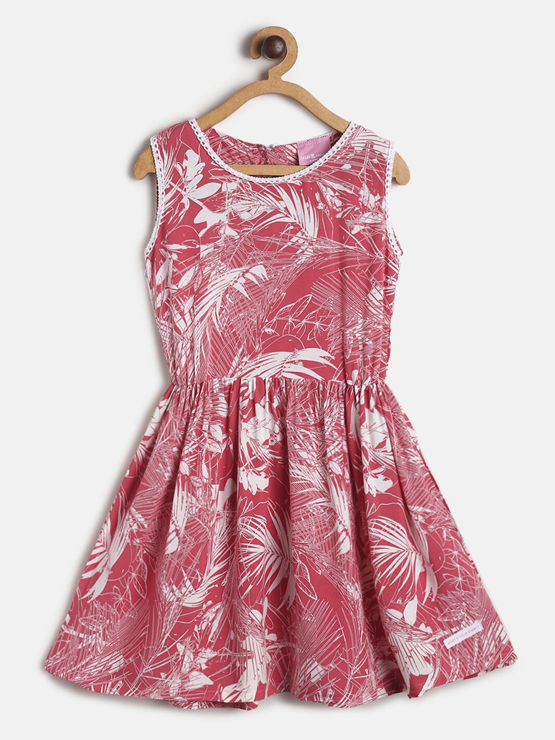 

TALES & STORIES Floral Printed Dress, Pink