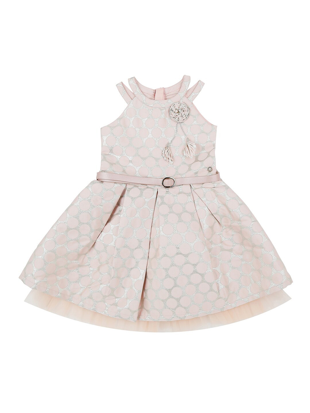 

Gini and Jony Halter Neck Sleeveless Dress, Pink
