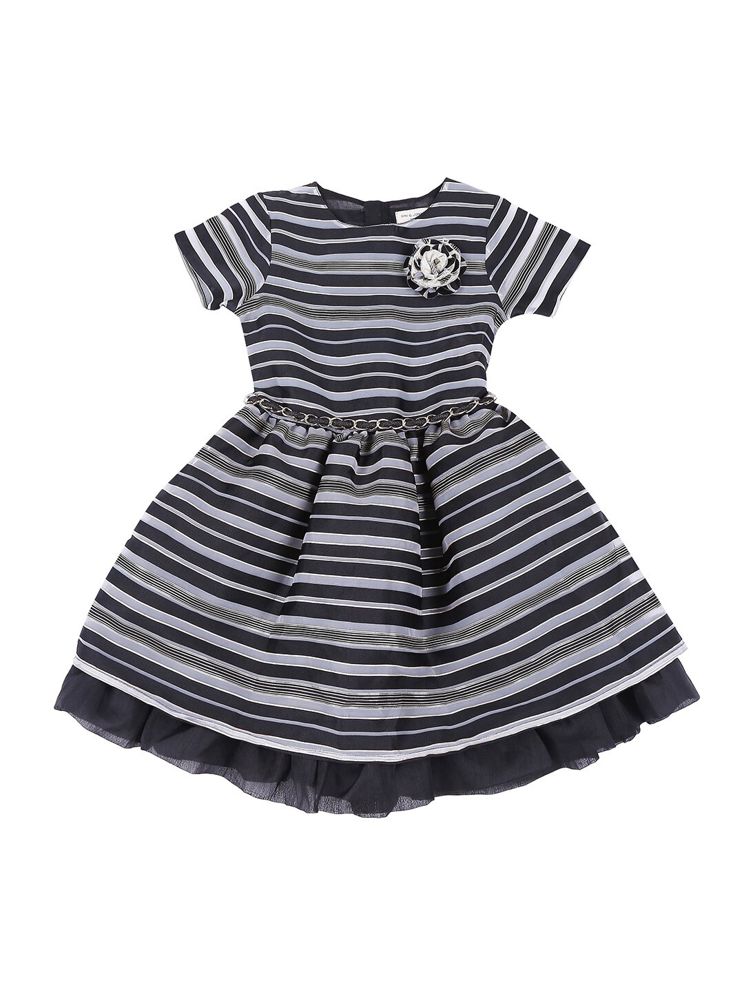 

Gini and Jony Multicoloured Striped Dress, Multi