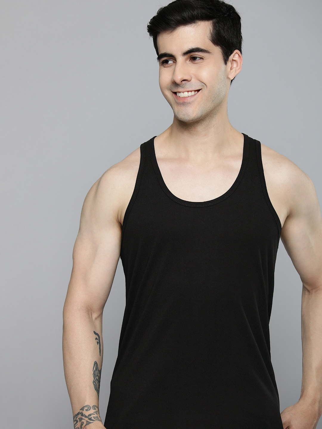 

Mast & Harbour Pure Cotton Bio Finish T-shirt, Black