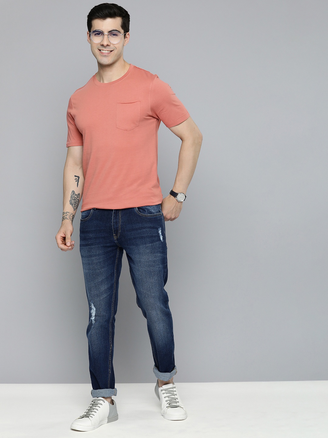 

Mast & Harbour Pure Cotton Bio Finish T-shirt, Pink
