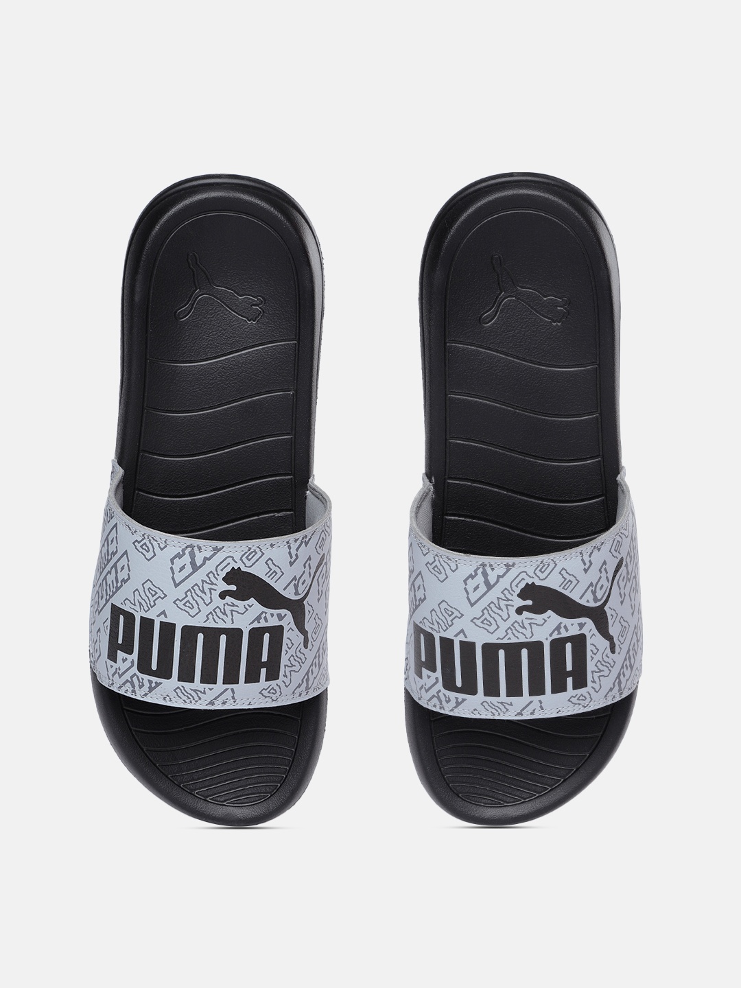 

Puma Unisex Pro Printed Sliders, Grey