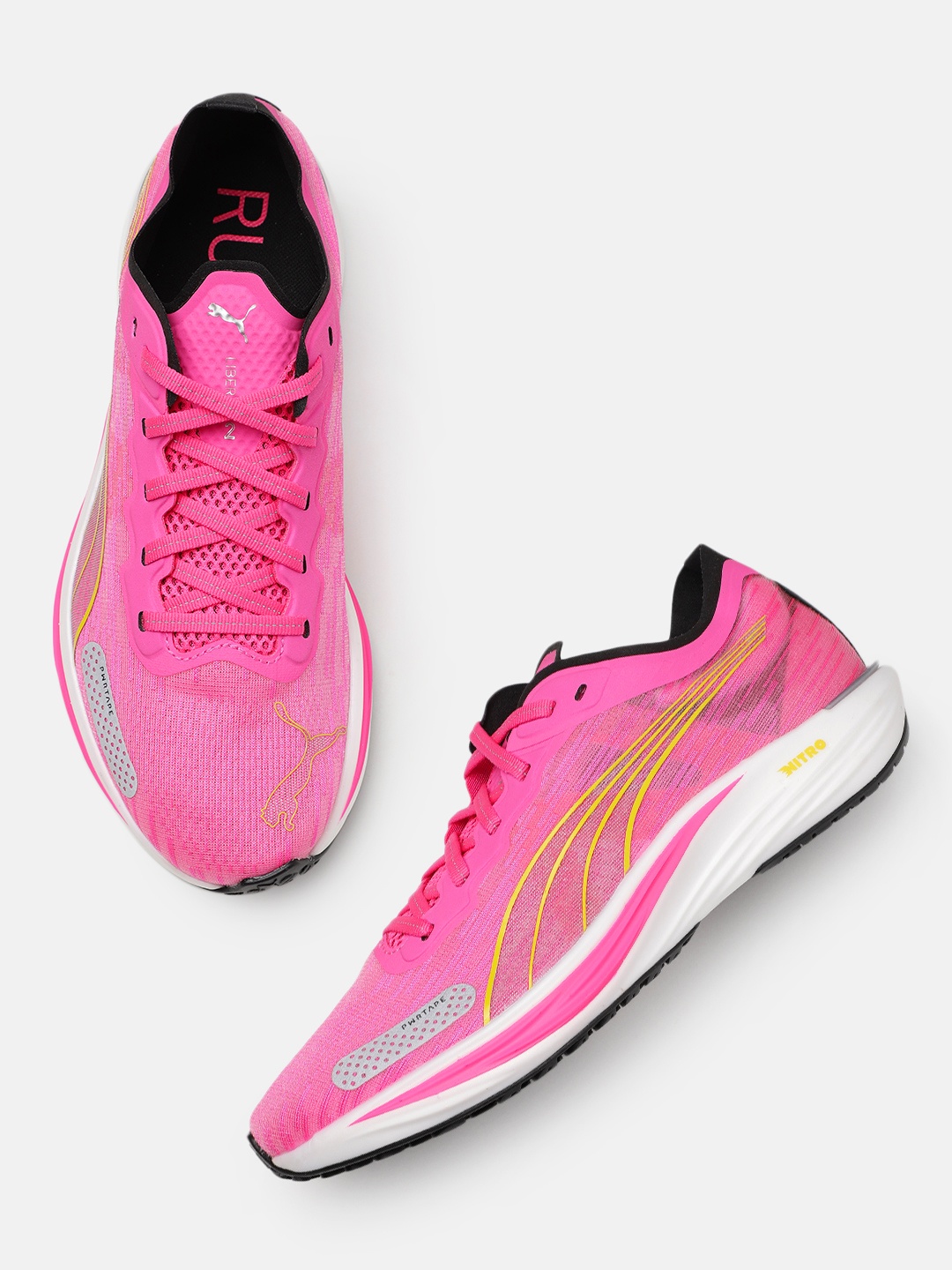 

Puma Women Pink Textile Running Shoes