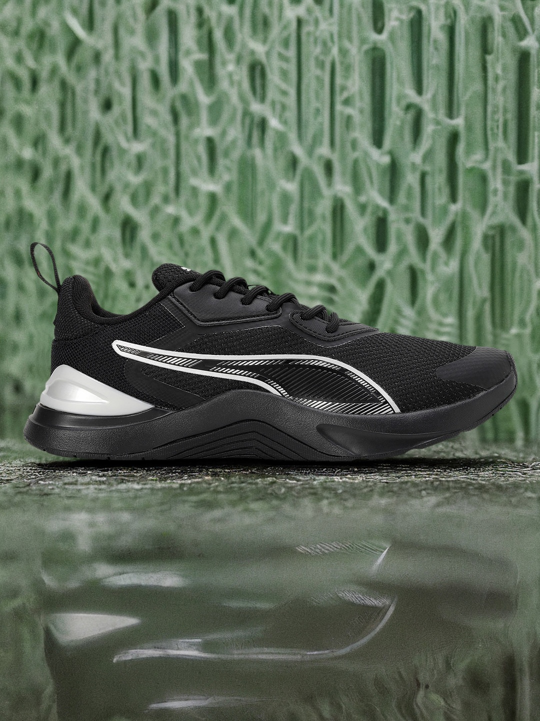 

Puma Women Solid Infusion Training Or Gym Shoes, Black