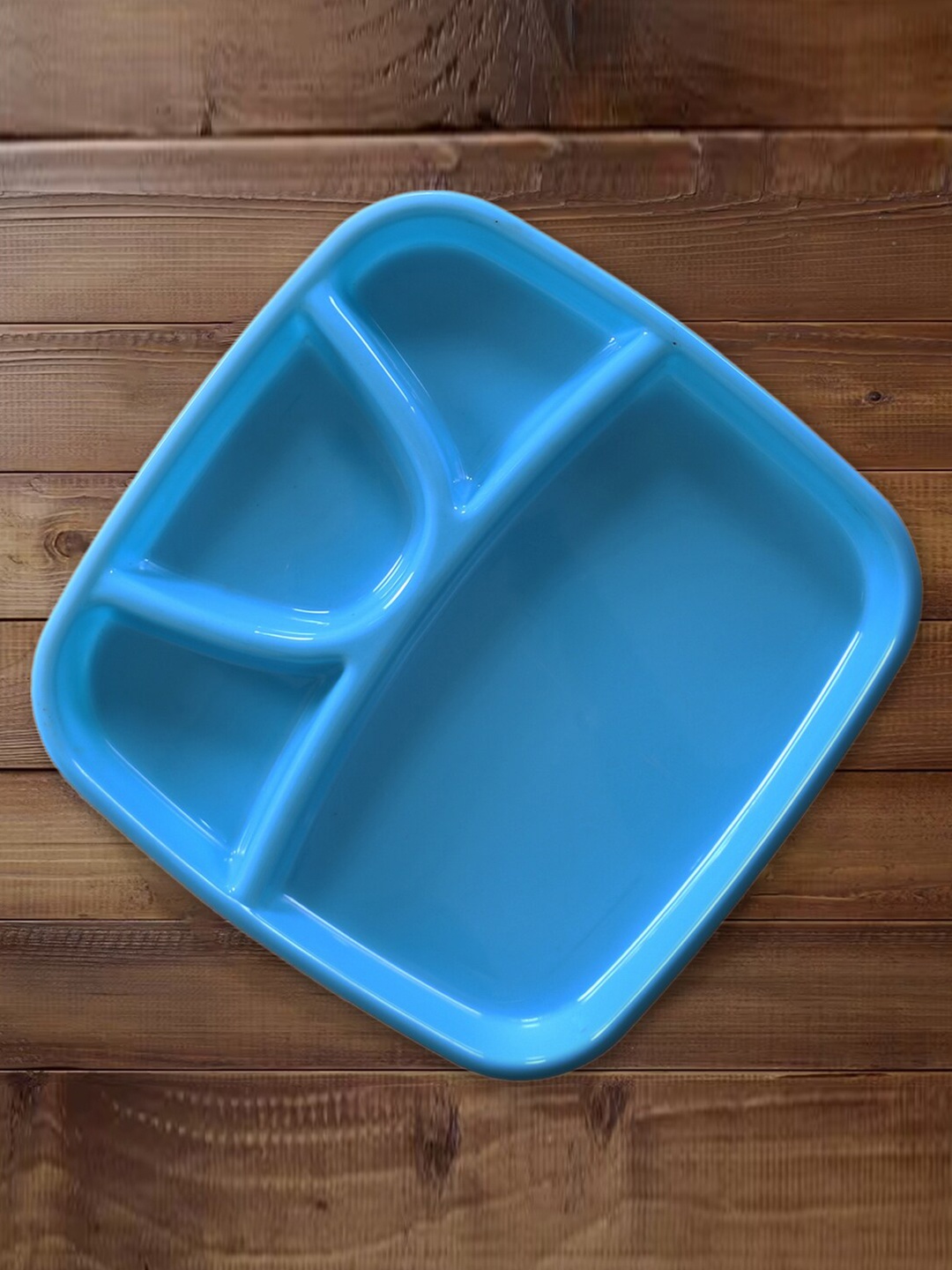

Kuber Industries Blue 4 Pieces Matte Dinner Plates