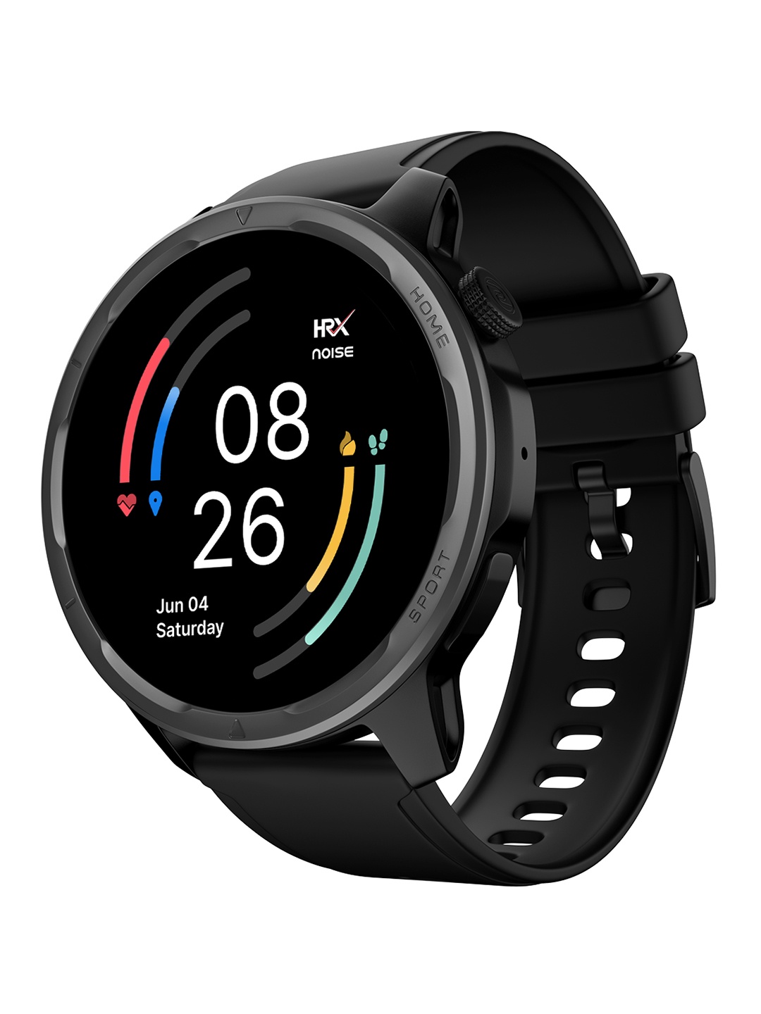 

Noise Unisex HRX Bounce Smartwatch, Black