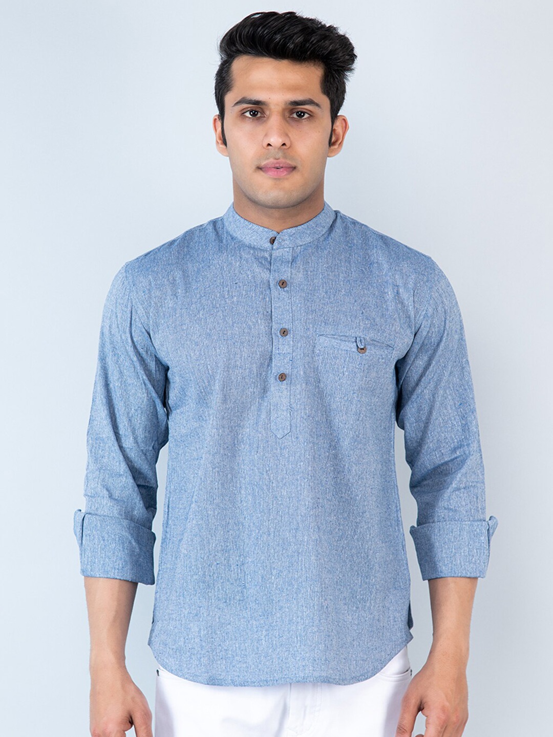

Tistabene Comfort Slim Fit Cotton Casual Shirt, Blue