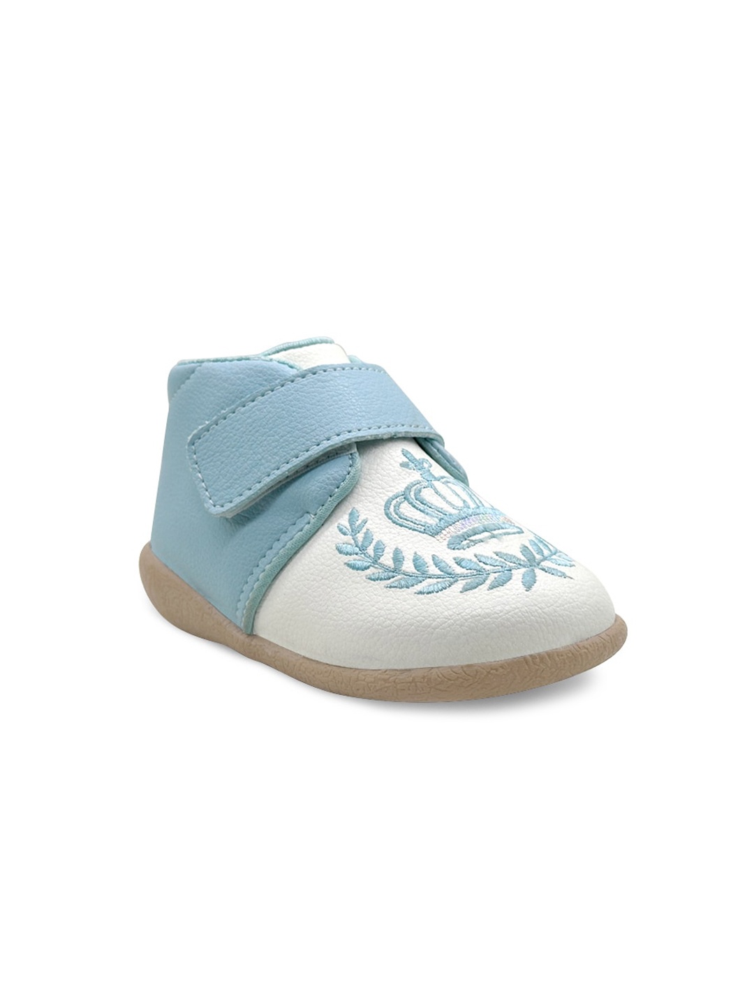 

KazarMax Boys Embroidered Velcro Sneakers, Blue