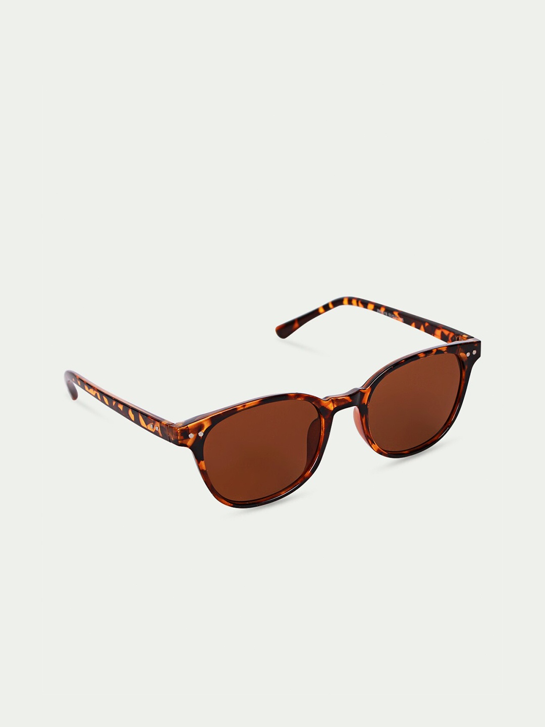 

QUIRKY Lens & Square Sunglasses With UV Protected Lens, Brown