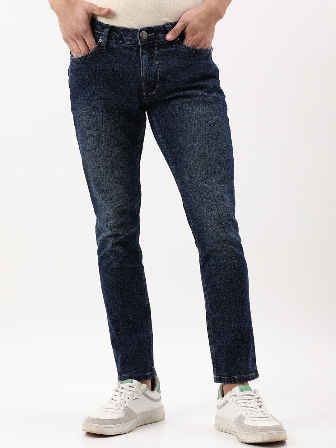 

Lee Men Skinny Fit Light Fade Stretchable Jeans, Blue